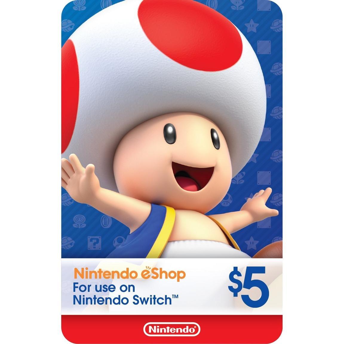 E-GIFT CARD Nintendo | $5 (REGIÓN USA)