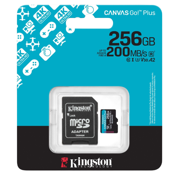 Memoria MicroSD Kingston 256 GB