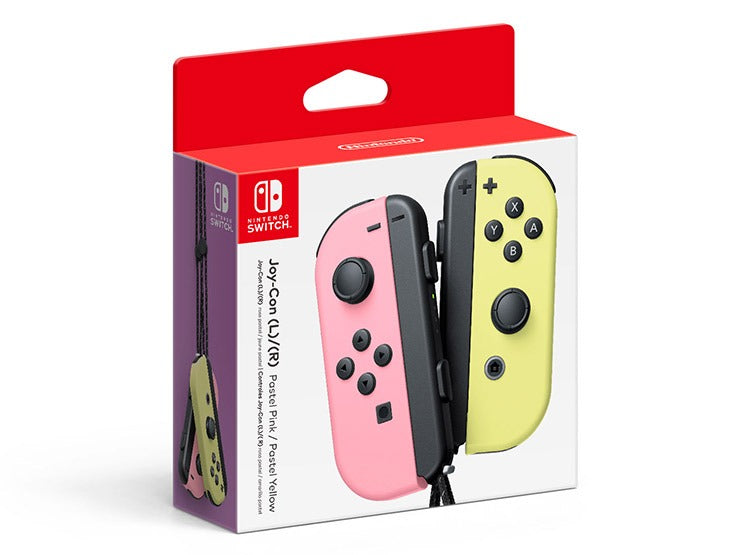 JOY-CONS rosa y amarillo pastel Nintendo Switch & Oled