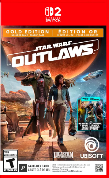 Star Wars Outlaws GOLD EDITION Nintendo Switch 2