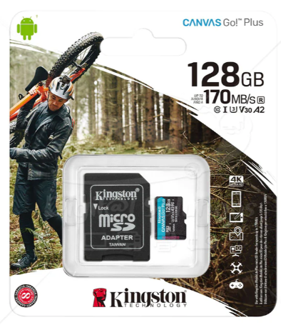 Memoria MicroSD Kingston CANVAS Go Plus 128 gb
