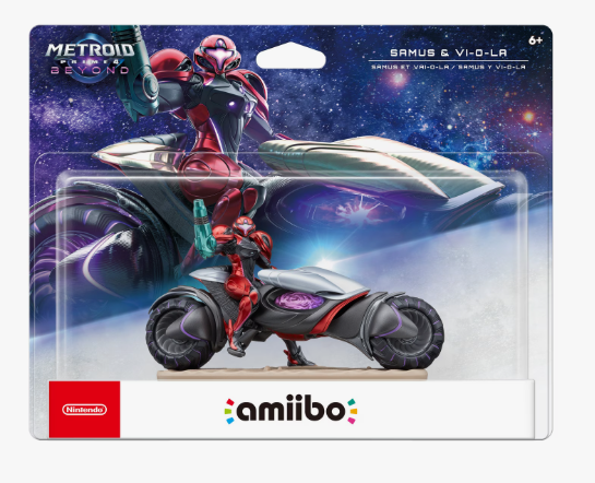 Amiibo Samus Aran y VI-O-LA Metroid Prime 4 Beyond