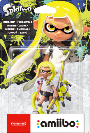 Amiibo de Inkling (Yellow) | Splatoon