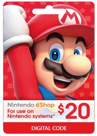 E-GIFT CARD Nintendo | $20 (REGIÓN USA)