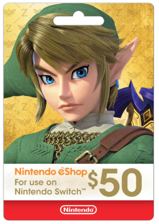 E-GIFT CARD Nintendo | $50 (REGIÓN USA)