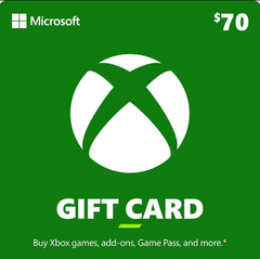 E-GIFT CARD Xbox | $70 (REGIÓN USA)