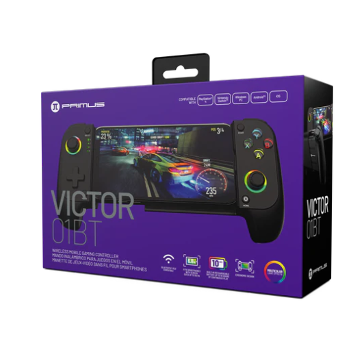 Control Inalámbrico PRIMUS VICTOR 01BT | Nintendo Switch, Playstation, Celulares