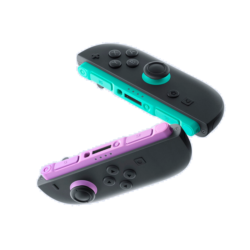Joycons color morado y verde claro | Nintendo Switch 2