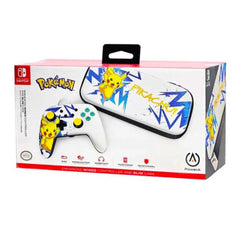 Control Alámbrico Pikachu PowerA + Slim Case Pikachu