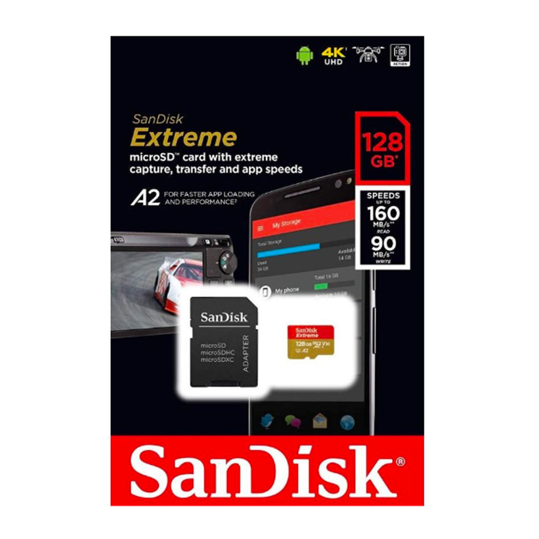 MicroSD SanDisk Extreme 128GB