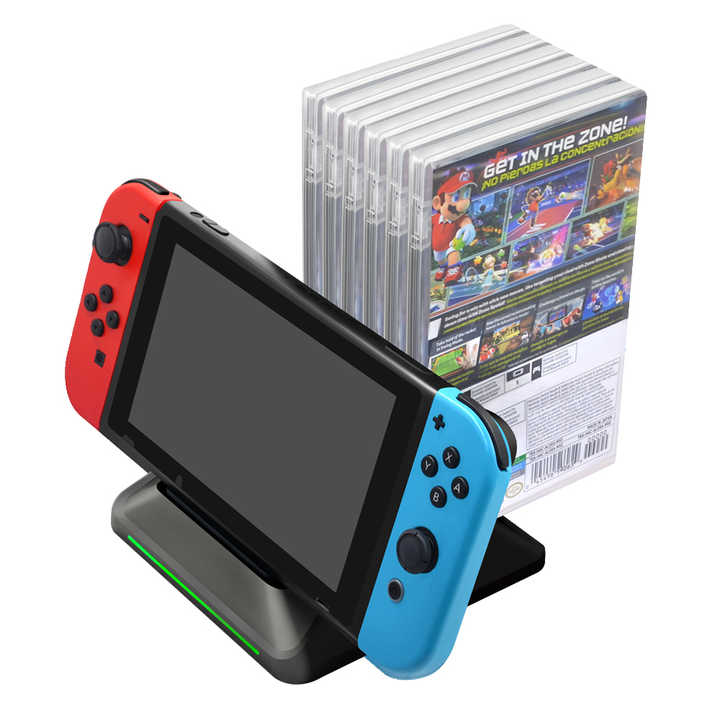 Base de carga - Nintendo Switch + Porta juegos