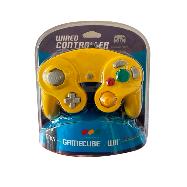 Control alámbrico CIRKA compatible con GAMECUBE y WII