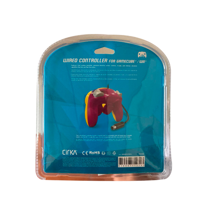 Control alámbrico CIRKA compatible con GAMECUBE y WII