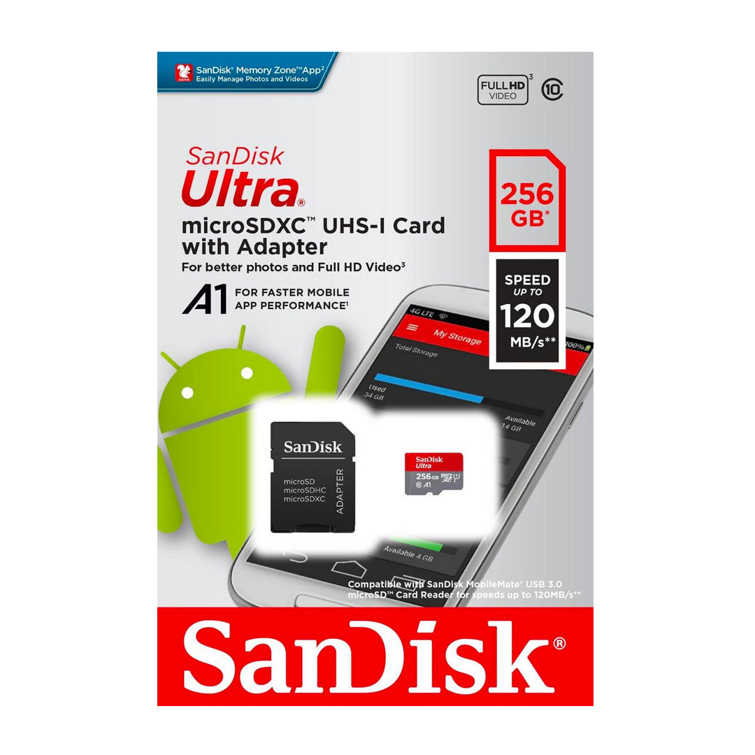 MicroSD SanDisk Ultra 256GB