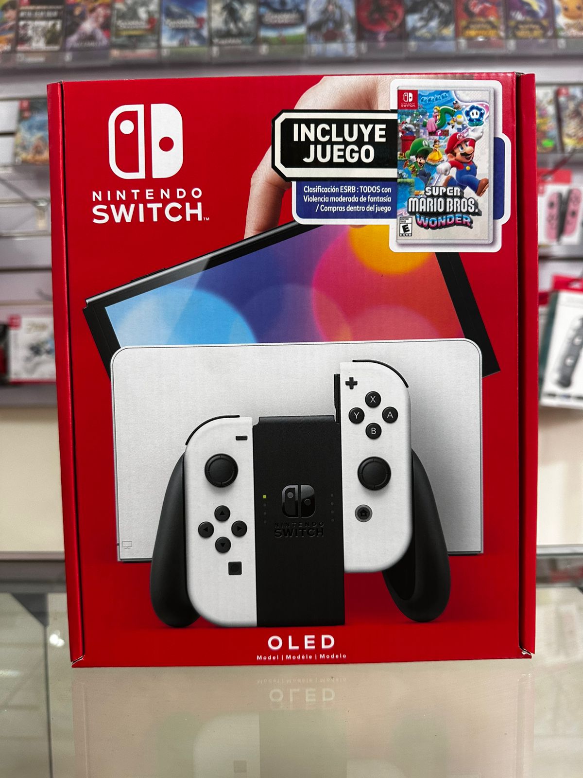 Nintendo Switch OLED Modelo Blanca Super Mario Bros. Wonder