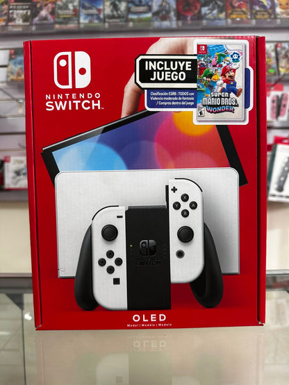Nintendo Switch OLED Modelo Blanca Super Mario Bros. Wonder