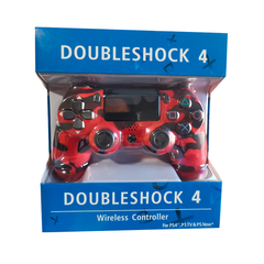 Control GENÉRICO PS4 | Doubleshock 4 Rojo Camuflageado