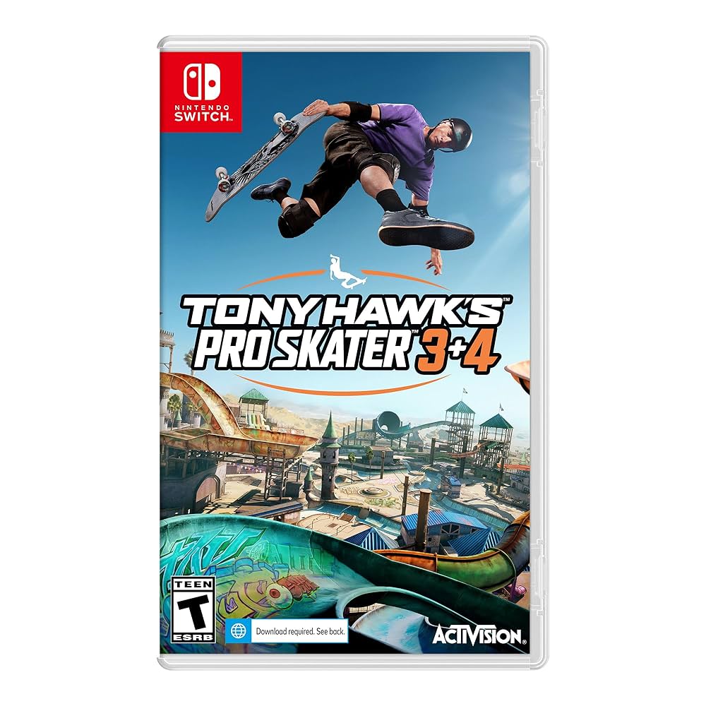 Tony hawk's pro skater 3+4 nintendo switch